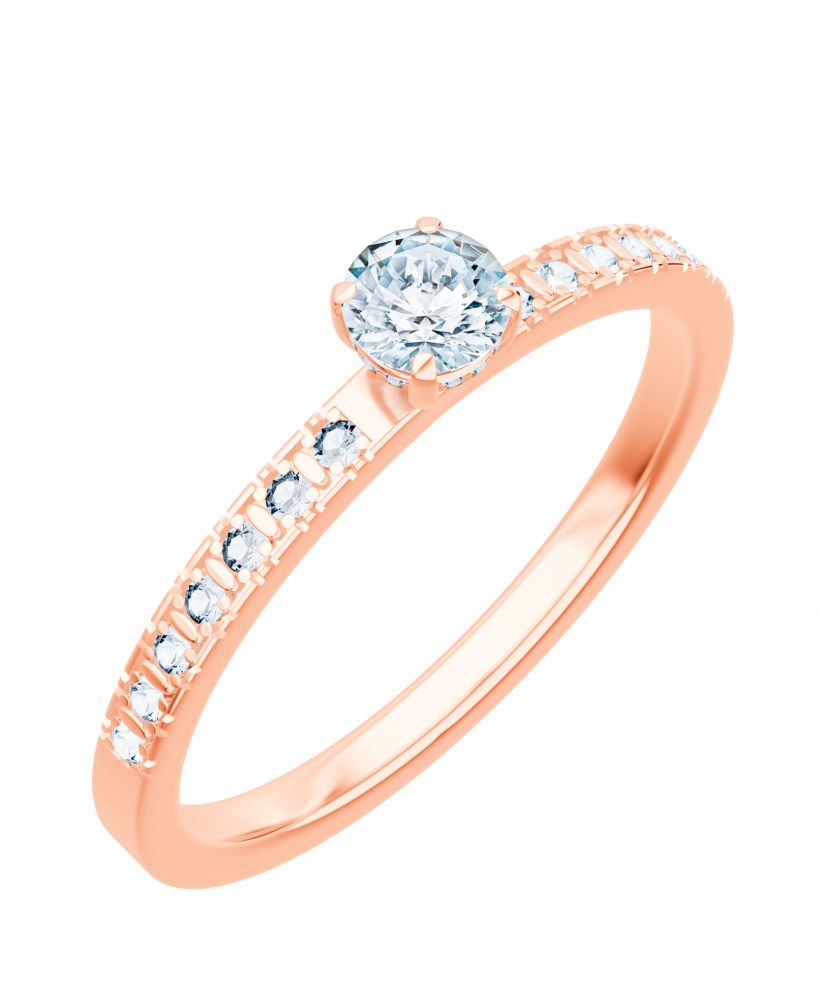 Bonore - Rózsaszín Arany 585 - Gyémánt 0,5 ct gyűrű