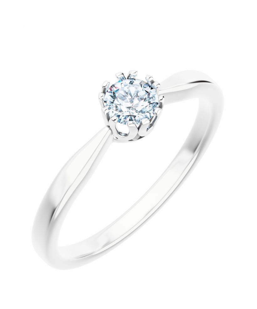 Bonore - Fehér Arany 585 - Gyémánt 0,5 ct gyűrű