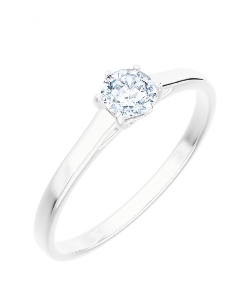 Bonore - Fehér Arany 585 - Gyémánt 0,5 ct gyűrű