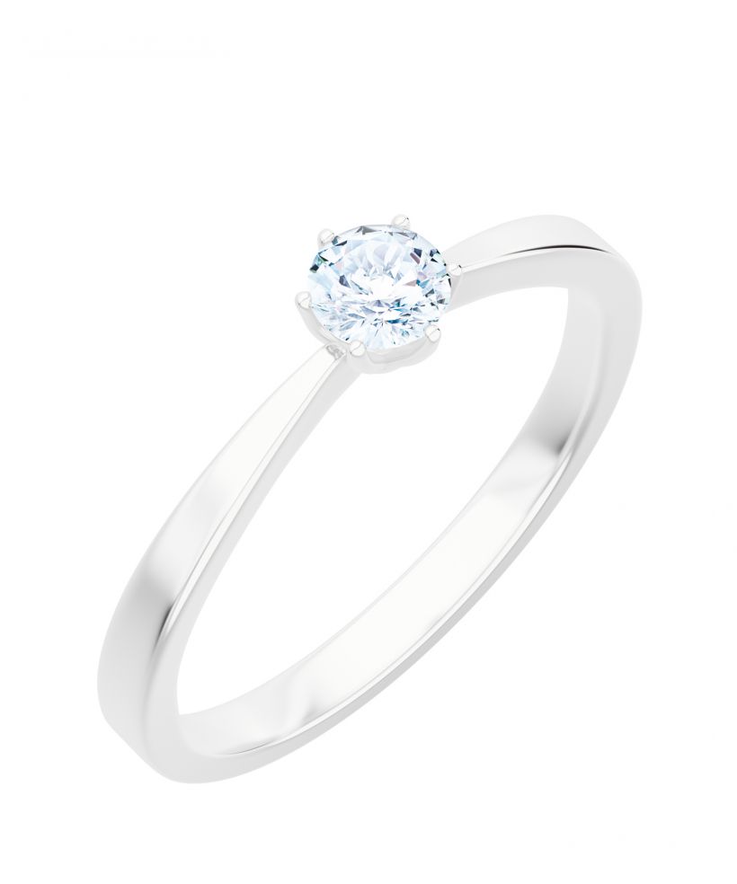 Bonore - Fehér Arany 585 - Gyémánt 0,5 ct gyűrű
