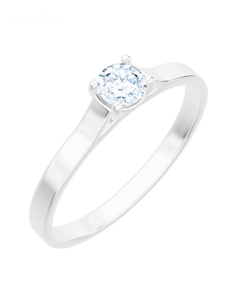 Bonore - Fehér Arany 585 - Gyémánt 0,5 ct gyűrű