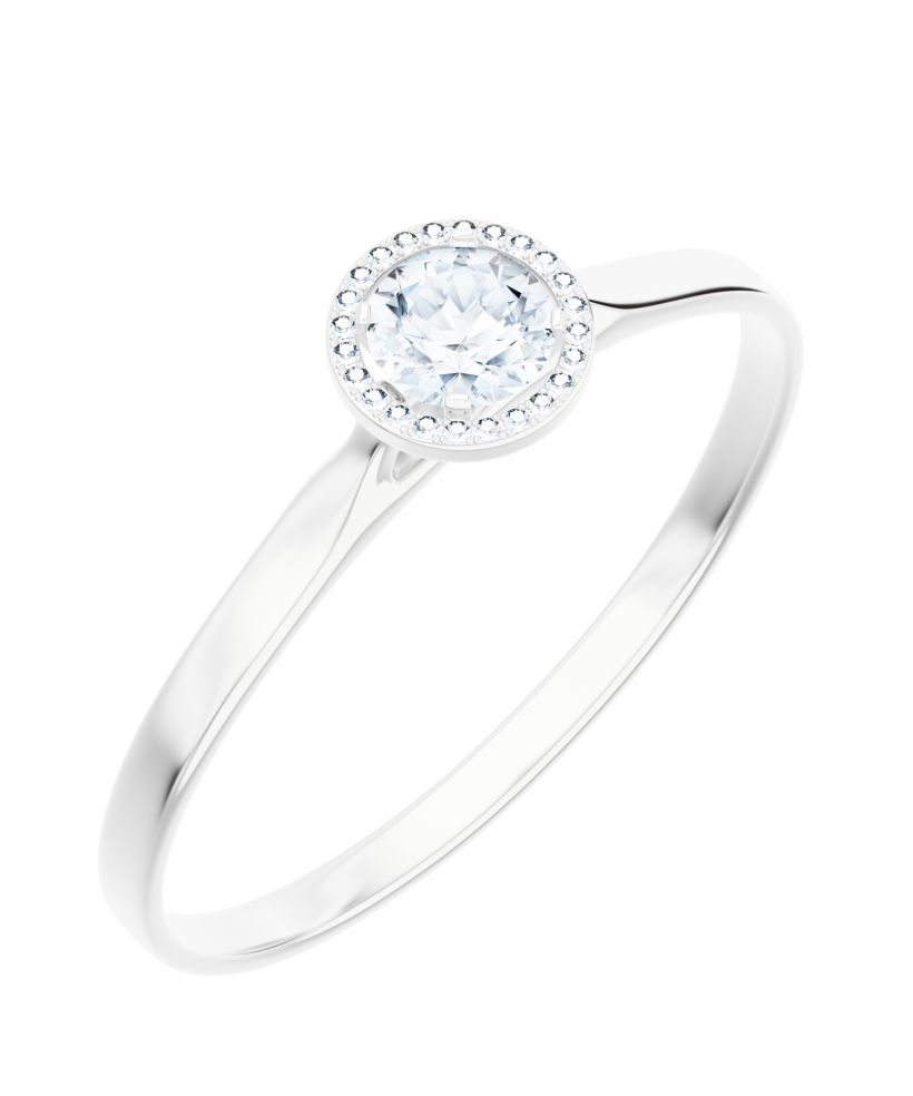 Bonore - Fehér Arany 585 - Gyémánt 0,5 ct gyűrű