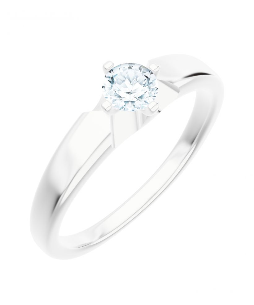Bonore - Fehér Arany 585 - Gyémánt 0,5 ct gyűrű