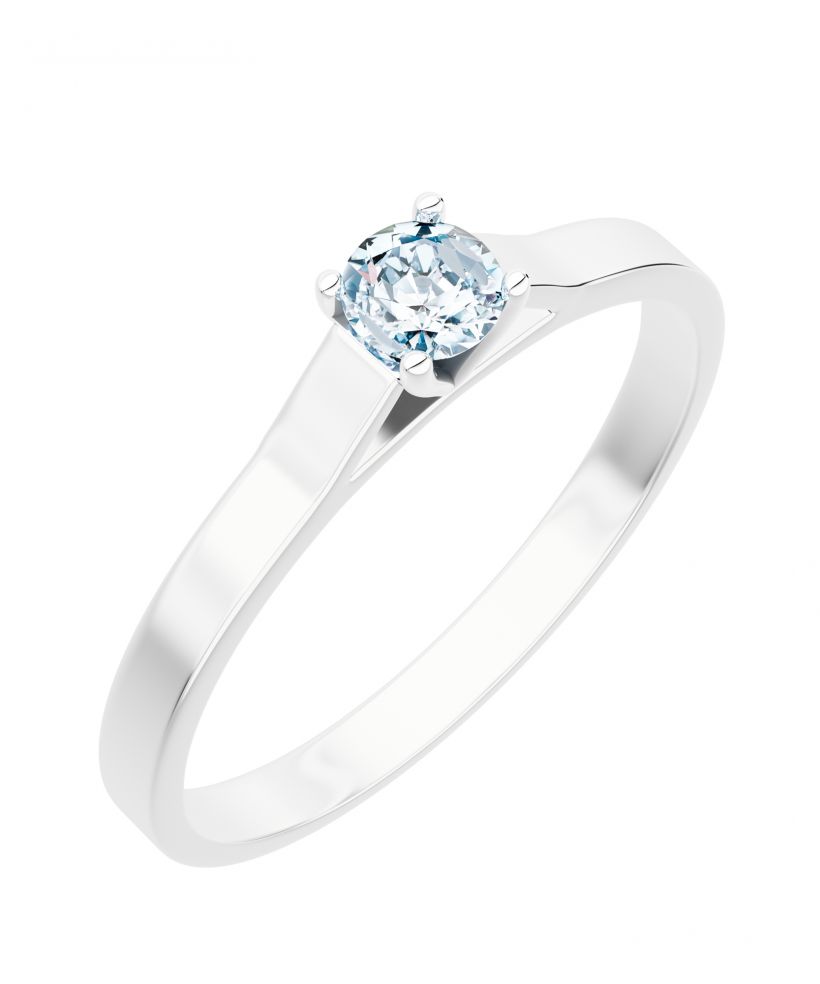 Bonore - Fehér Arany 585 - Gyémánt 0,5 ct gyűrű