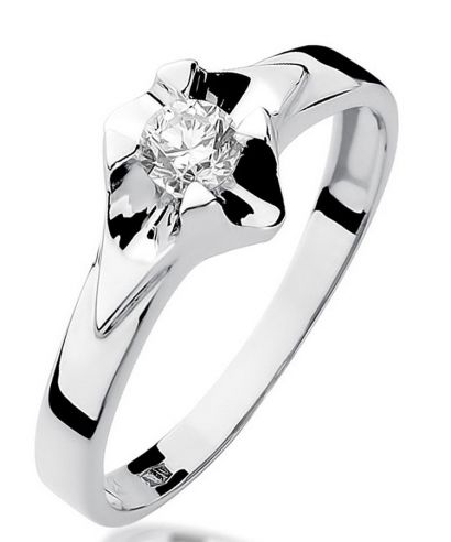 Bonore - Fehér Arany 585 - Gyémánt 0,3 ct gyűrű