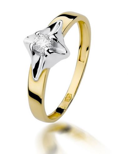 Bonore - Arany 585 - Gyémánt 0,12 ct gyűrű