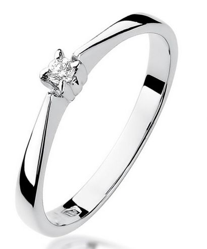 Bonore - Fehér Arany 585 - Gyémánt 0,03 ct gyűrű
