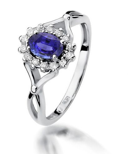 Bonore - Fehér Arany 585 - Tanzanit 0,4 ct gyűrű