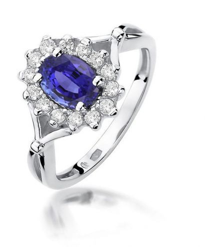 Bonore - Fehér Arany 585 - Tanzanit 0,7 ct gyűrű