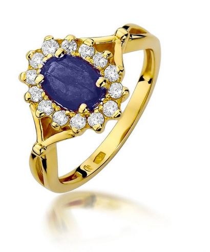 Bonore - Arany 585 - Zafír 0,9 ct gyűrű