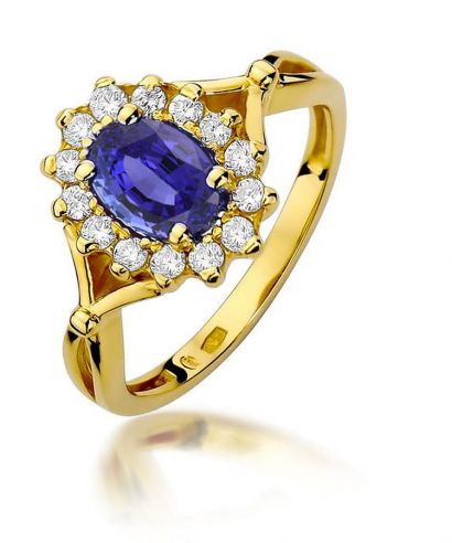 Bonore - Arany 585 - Tanzanit 0,7 ct gyűrű