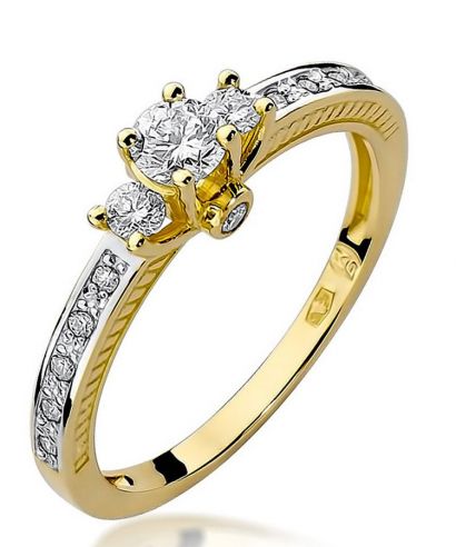 Bonore - Arany 585 - Gyémánt 0,2 ct gyűrű