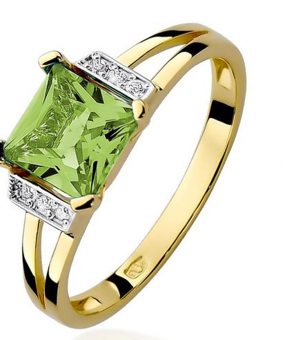 Bonore - Arany 585 - Olivin 1,1 ct gyűrű