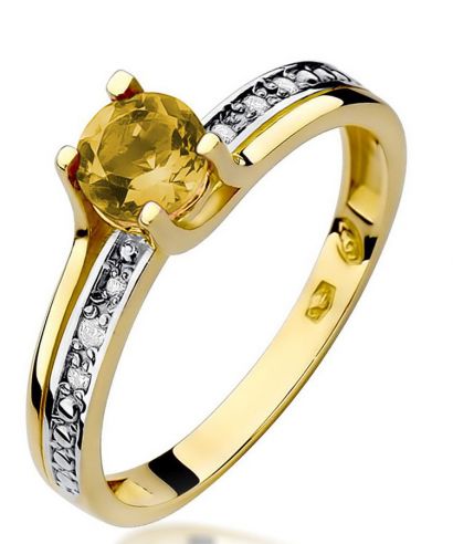 Bonore - Arany 585 - Citrin 0,5 ct gyűrű
