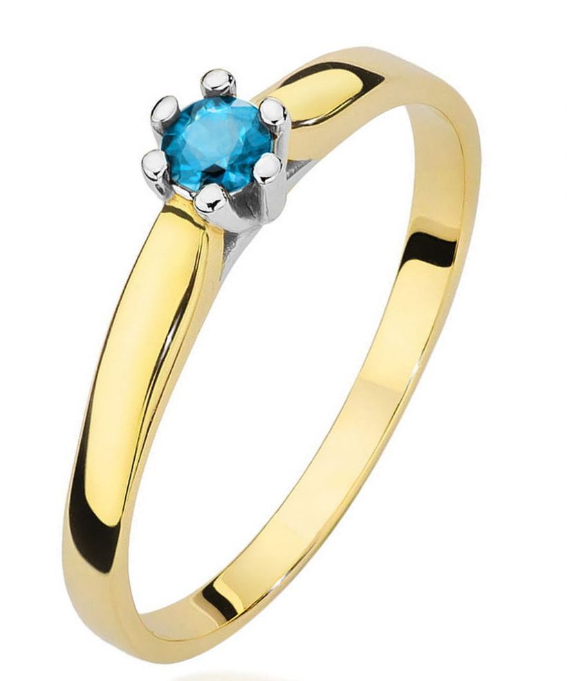 Bonore - Arany 585 - Topáz 0,15 ct gyűrű