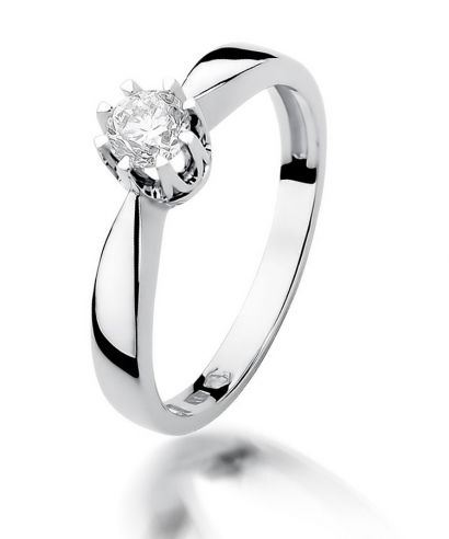 Bonore - Fehér Arany 585 - Gyémánt 0,3 ct gyűrű