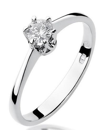 Bonore - Fehér Arany 585 - Gyémánt 0,2 ct gyűrű