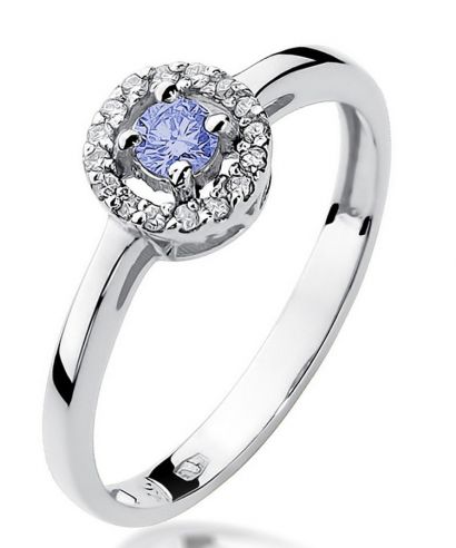 Bonore - Fehér Arany 585 - Tanzanit 0,15 ct gyűrű