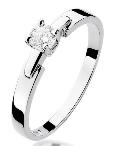 Bonore - Fehér Arany 585 - Gyémánt 0,2 ct gyűrű