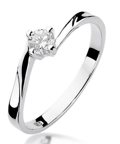 Bonore - Fehér Arany 585 - Gyémánt 0,2 ct gyűrű