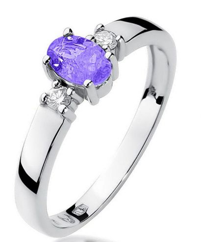 Bonore - Fehér Arany 585 - Tanzanit 0,4 ct gyűrű