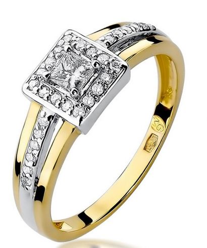 Bonore - Arany 585 - Gyémánt 0,15 ct gyűrű