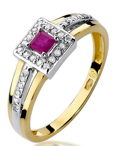 Bonore - Arany 585 - Rubin 0,2 ct gyűrű