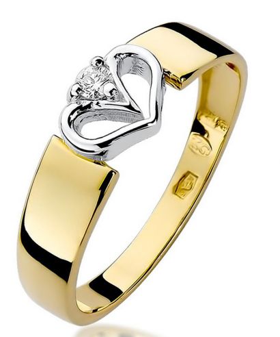 Bonore - Arany 585 - Gyémánt 0,04 ct gyűrű