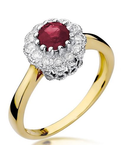 Bonore - Arany 585 - Rubin 0,6 ct gyűrű