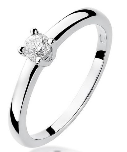 Bonore - Fehér Arany 585 - Gyémánt 0,2 ct gyűrű