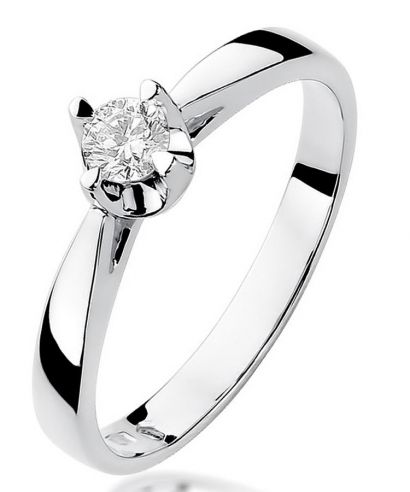 Bonore - Fehér Arany 585 - Gyémánt 0,2 ct gyűrű