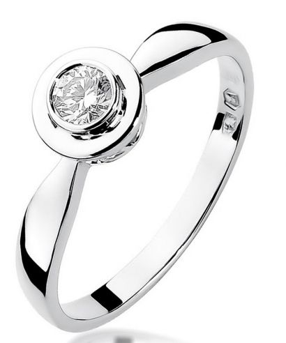 Bonore - Fehér Arany 585 - Gyémánt 0,15 ct gyűrű