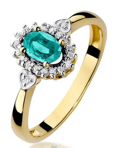 Bonore - Arany 585 - Smaragd 0,4 ct gyűrű