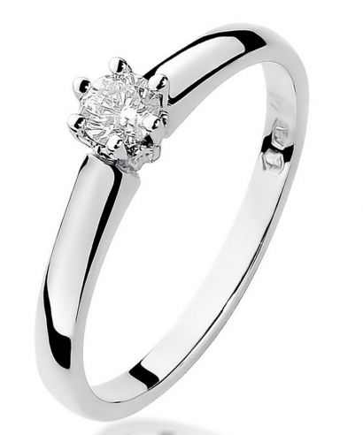 Bonore - Fehér Arany 585 - Gyémánt 0,2 ct gyűrű