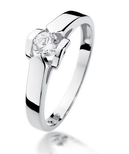 Bonore - Fehér Arany 585 - Gyémánt 0,3 ct gyűrű