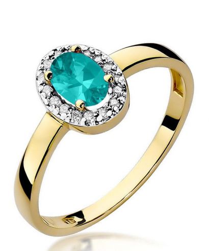 Bonore - Arany 585 - Smaragd 0,4 ct gyűrű