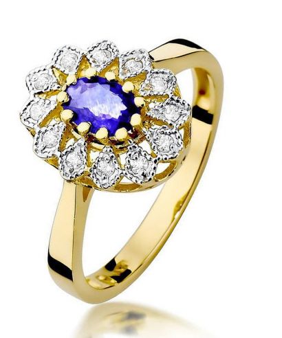 Bonore - Arany 585 - Tanzanit 0,4 ct gyűrű
