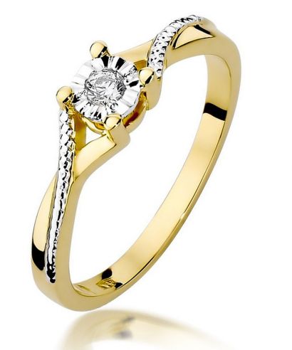 Bonore - Arany 585 - Gyémánt 0,08 ct gyűrű