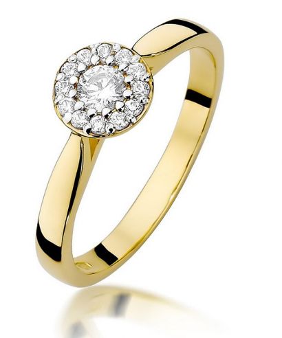 Bonore - Arany 585 - Gyémánt 0,12 ct gyűrű