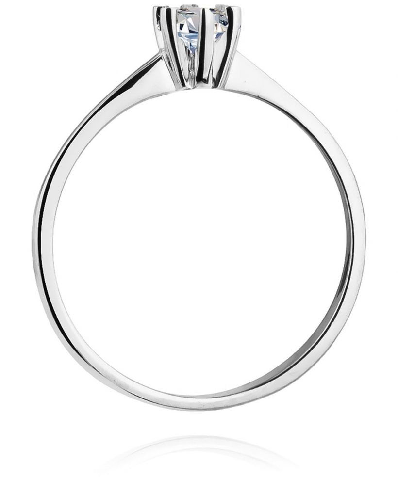 Bonore - Fehér Arany 585 - Gyémánt 0,23 ct gyűrű