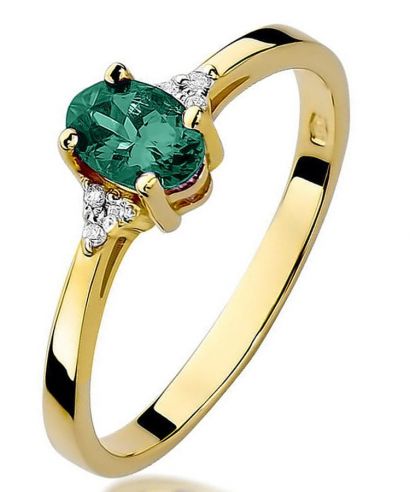 Bonore - Arany 585 - Smaragd 0,4 ct gyűrű