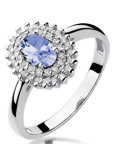 Bonore - Fehér Arany 585 - Tanzanit 0,4 ct gyűrű