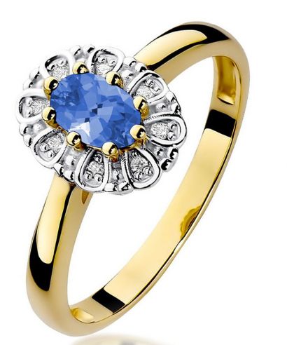 Bonore - Arany 585 - Tanzanit 0,4 ct gyűrű