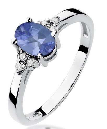 Bonore - Fehér Arany 585 - Tanzanit 0,7 ct gyűrű