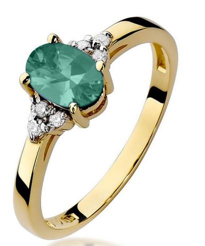 Bonore - Arany 585 - Smaragd 0,8 ct gyűrű