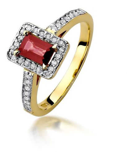 Bonore - Arany 585 - Rubin 0,8 ct gyűrű