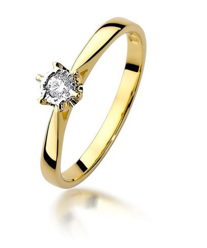 Bonore - Arany 585 - Gyémánt 0,05 ct gyűrű