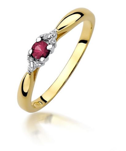 Bonore - Arany 585 - Rubin 0,15 ct gyűrű