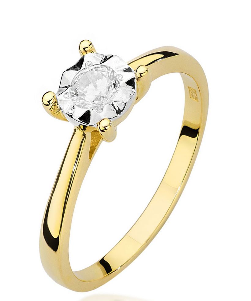 Bonore - Arany 585 - Gyémánt 0,2 ct gyűrű