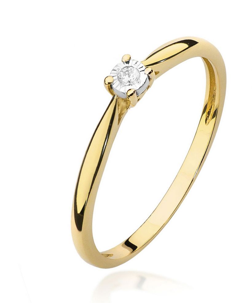 Bonore - Arany 585 - Gyémánt 0,01 ct gyűrű